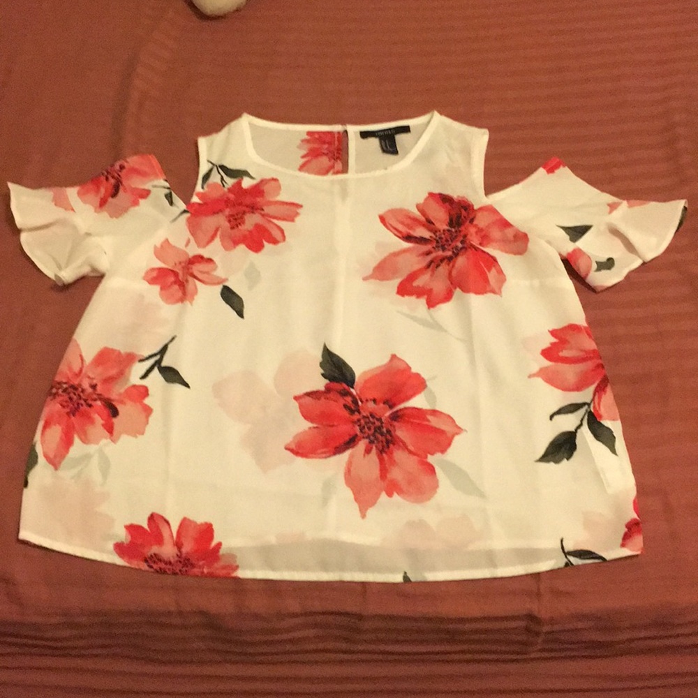 Forever 21 Off-The-Shoulder Floral Top